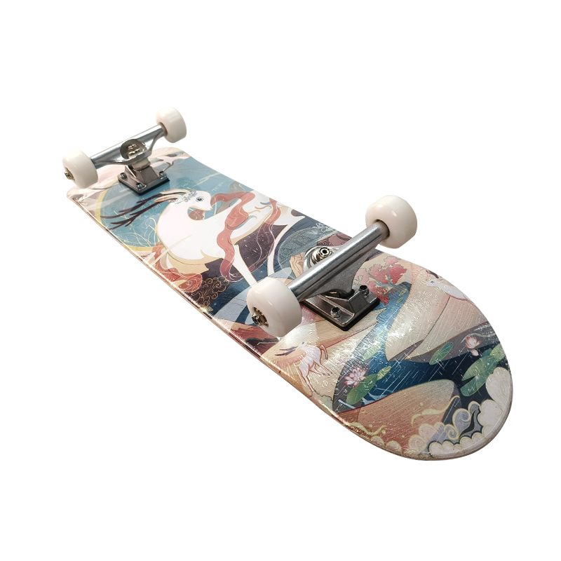 skateboard with Dog Bowl